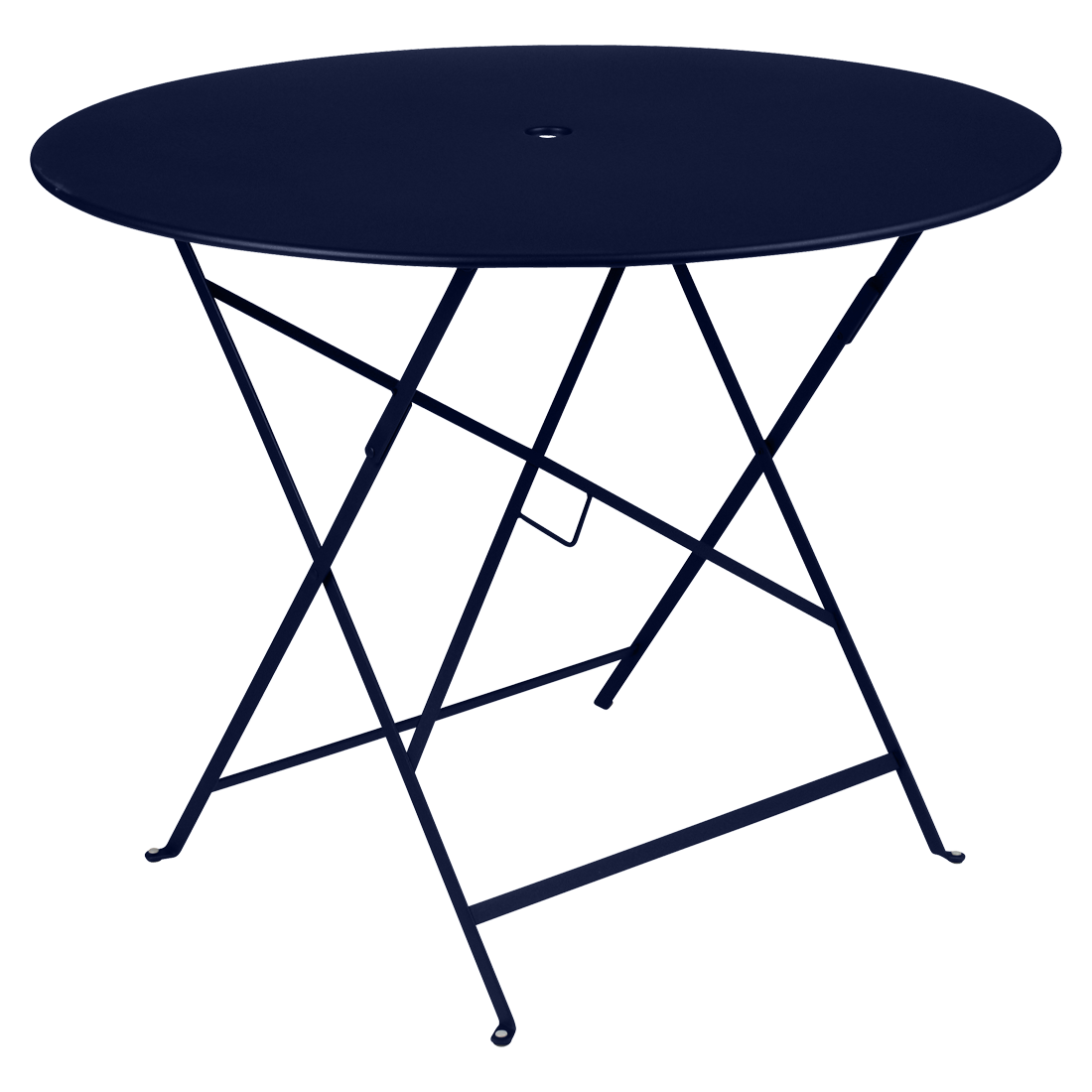 table pliante, table metal, table ronde, table bleu, table fermob, table bistro