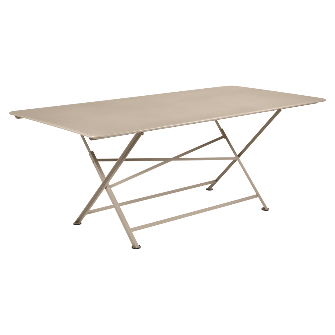 table de jardin, table metal, table de jardin pliante, table metal pliante, table fermob beige