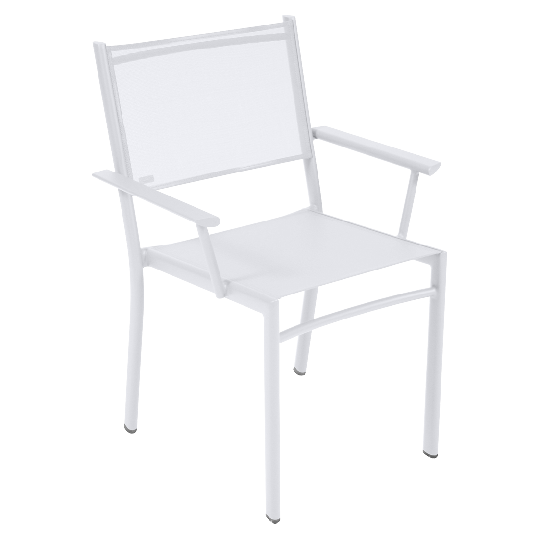 chaise fermob, chaise en toile, fauteuil de jardin fermob, chaise fermob blanche
