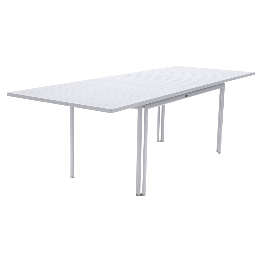 table de jardin, table metal rallonge, grande table de jardin, table metal blanche