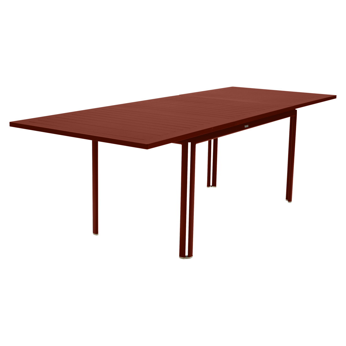 Table à allonge 160/240 x 90 cm costa ocre rouge