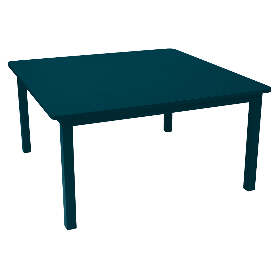 Table 143 x 143 cm craft bleu acapulco