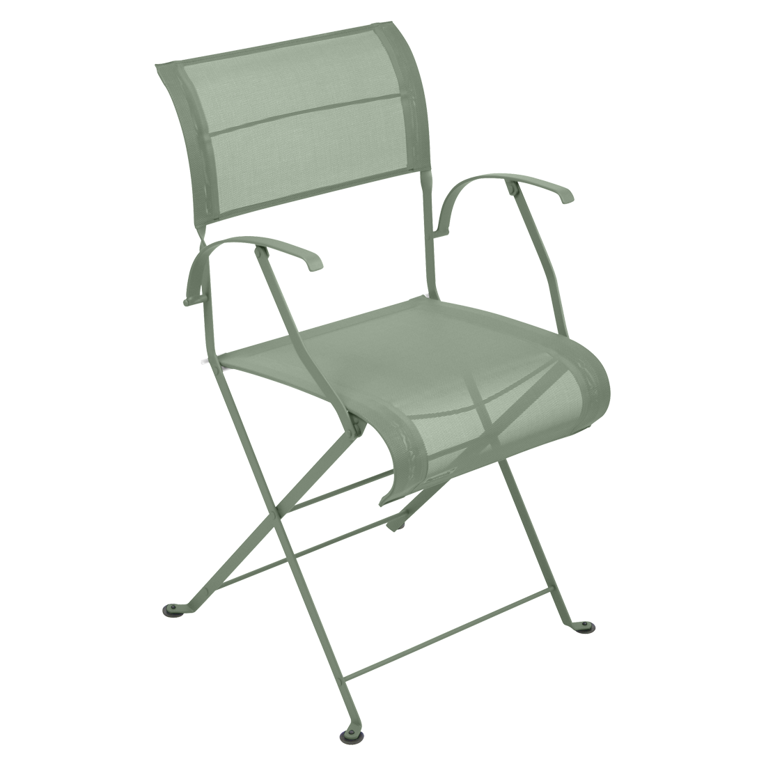 chaise fermob en toile, chaise de jardin fermob, chaise en toile verte, chaise de jardin verte