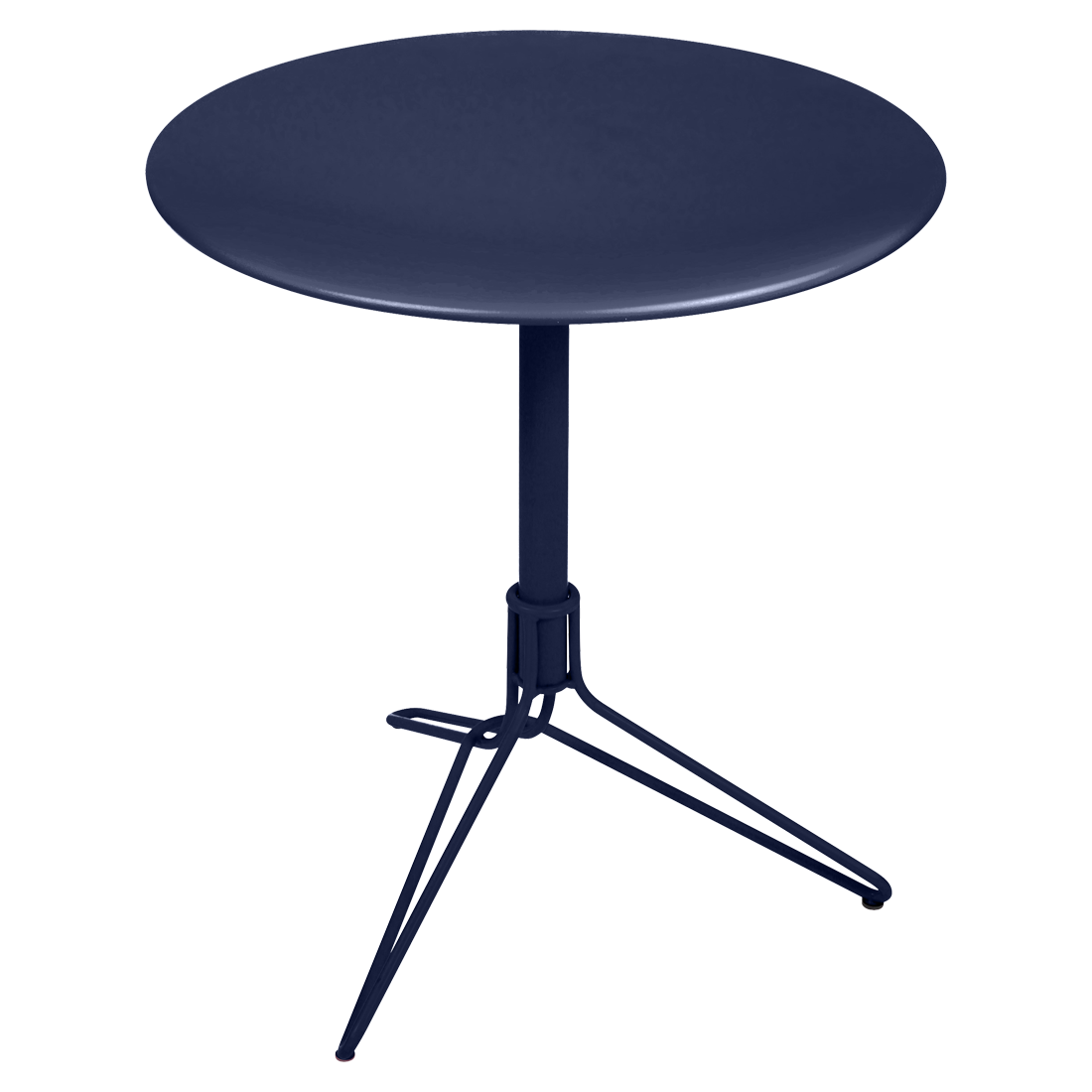 petite table metal, petite table ronde, petite table terrasse, table balcon, gueridon metal, petite table bleu