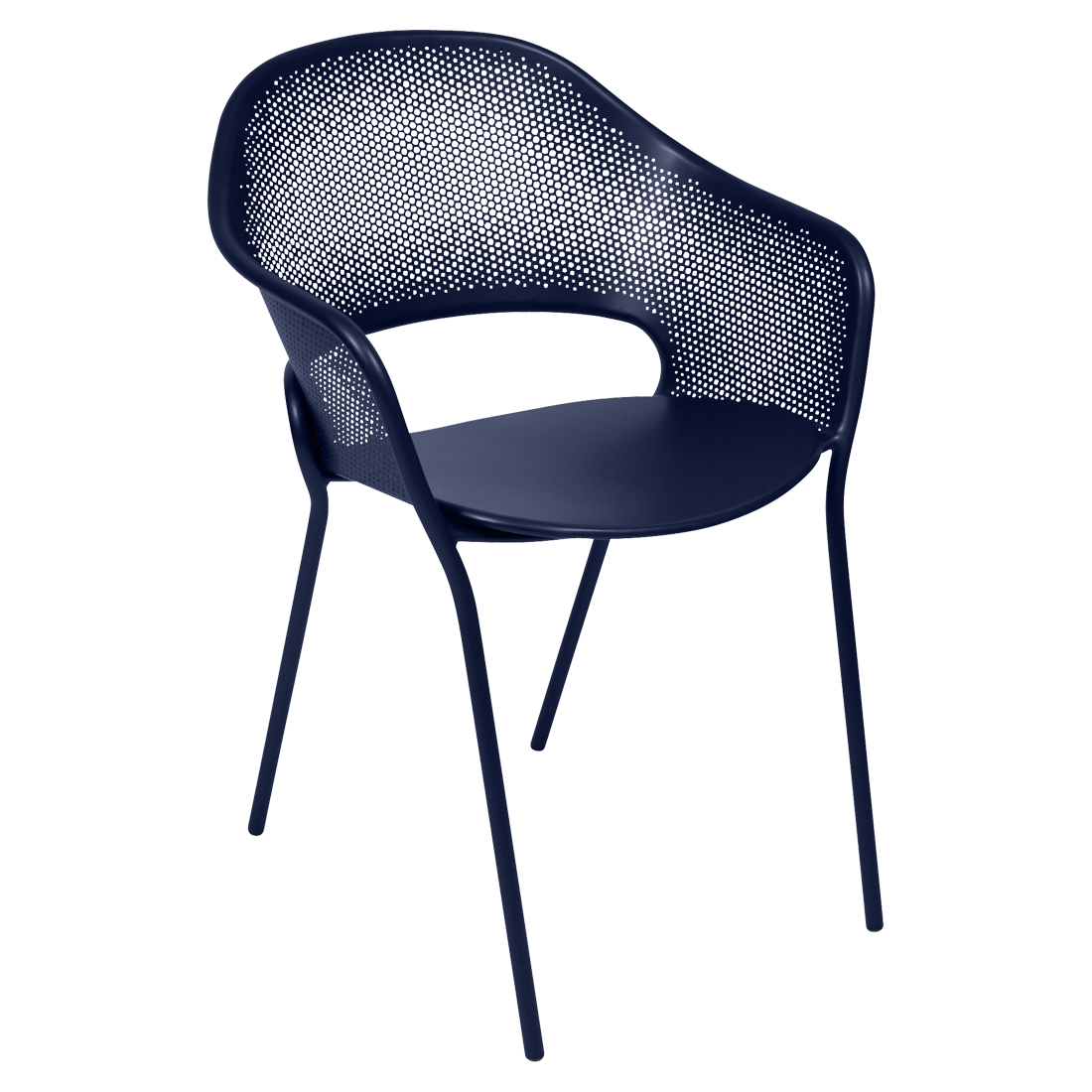 chaise metal, chaise design, chaise bleu, chaise de jardin, chaise terrasse