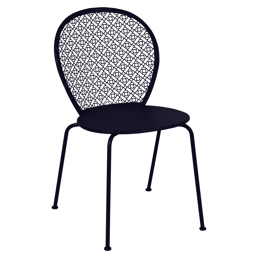 chaise fermob, chaise metal, chaise de jardin, chaise bleu, chaise lorette