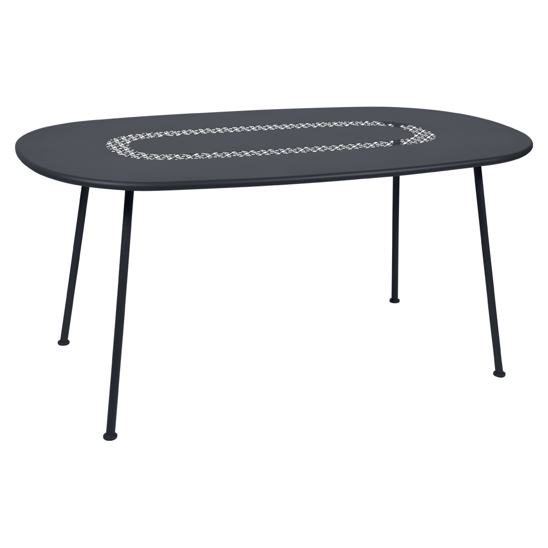 Table Ovale Lorette  carbone
