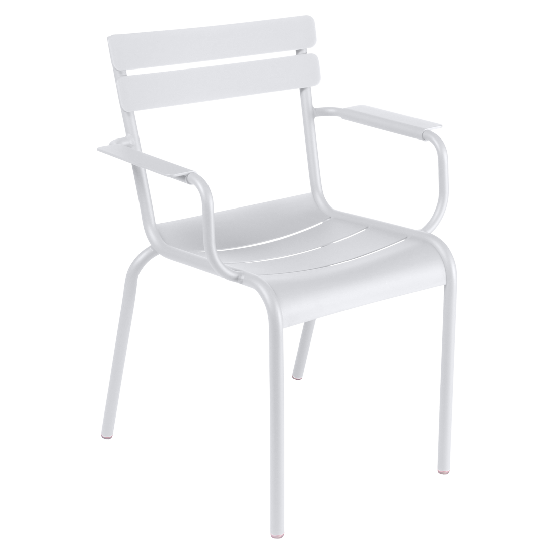 chaise metal, chaise fermob, chaise de jardin, chaise blanche, chaise avec accoudoir