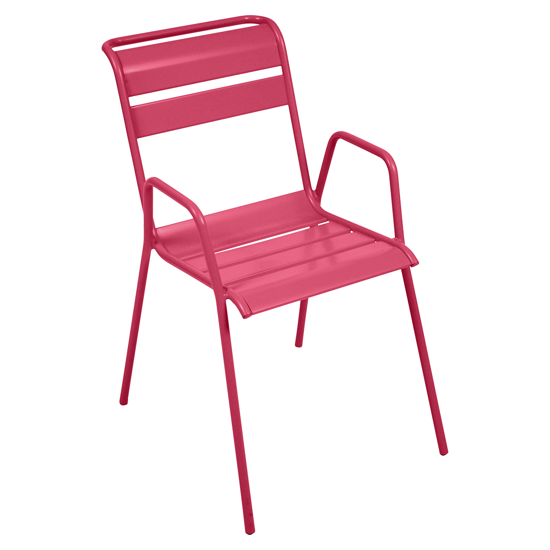 chaise metal, chaise de jardin, chaise rose
