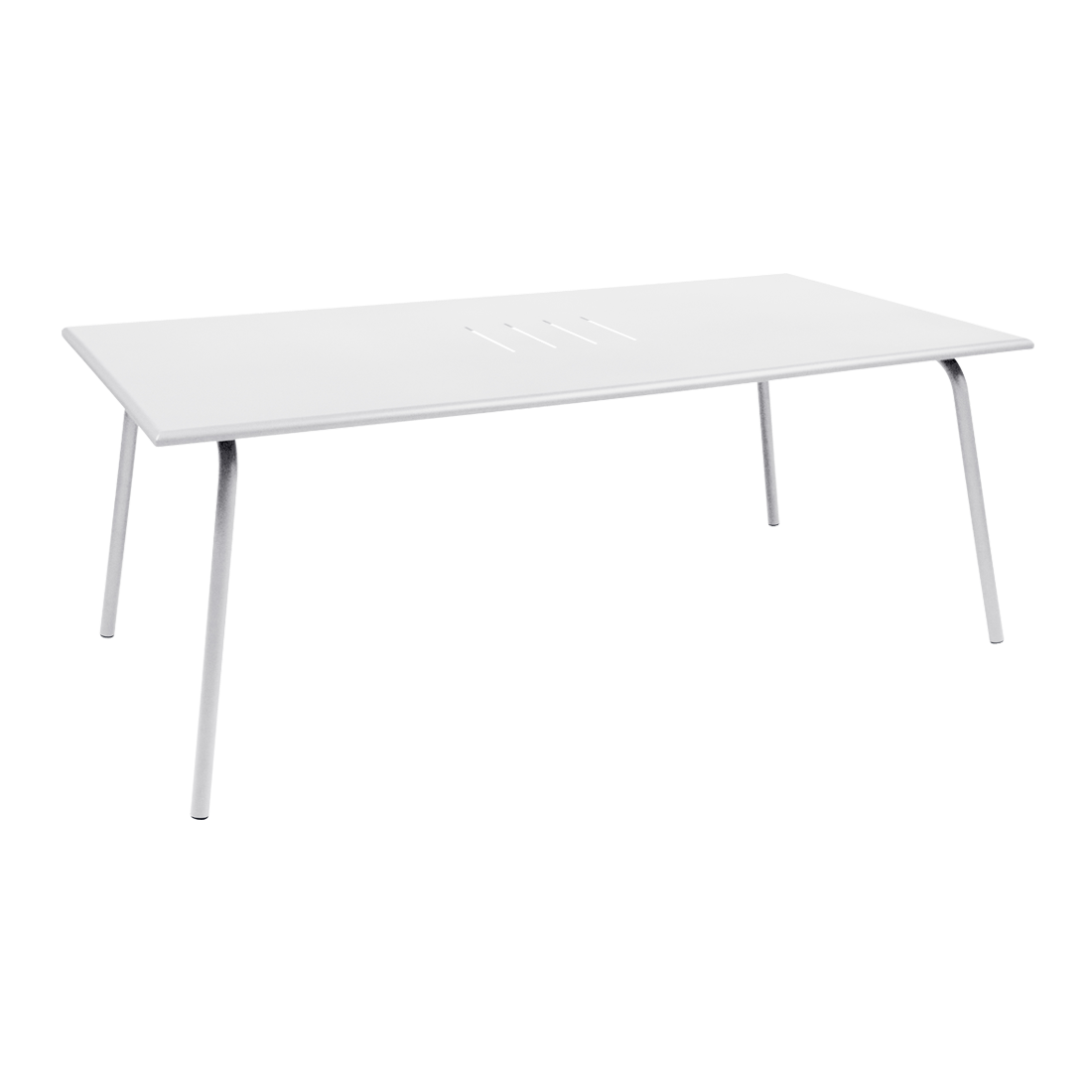 table de jardin, table metal, table rectangulaire, table 8 personnes, table banche