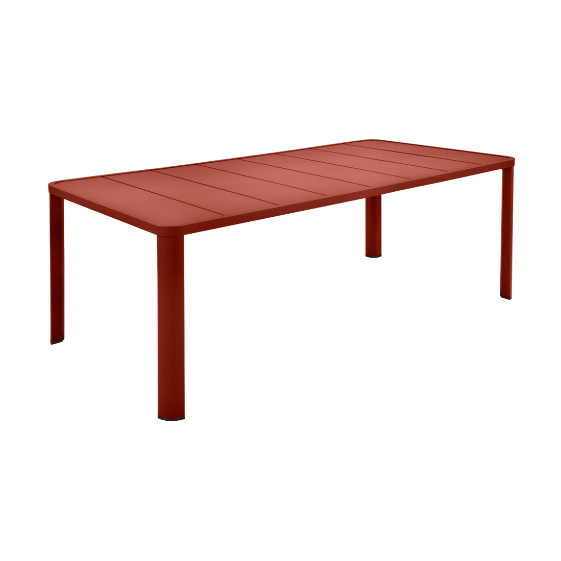 Table 205 x 100 cm oléron ocre rouge