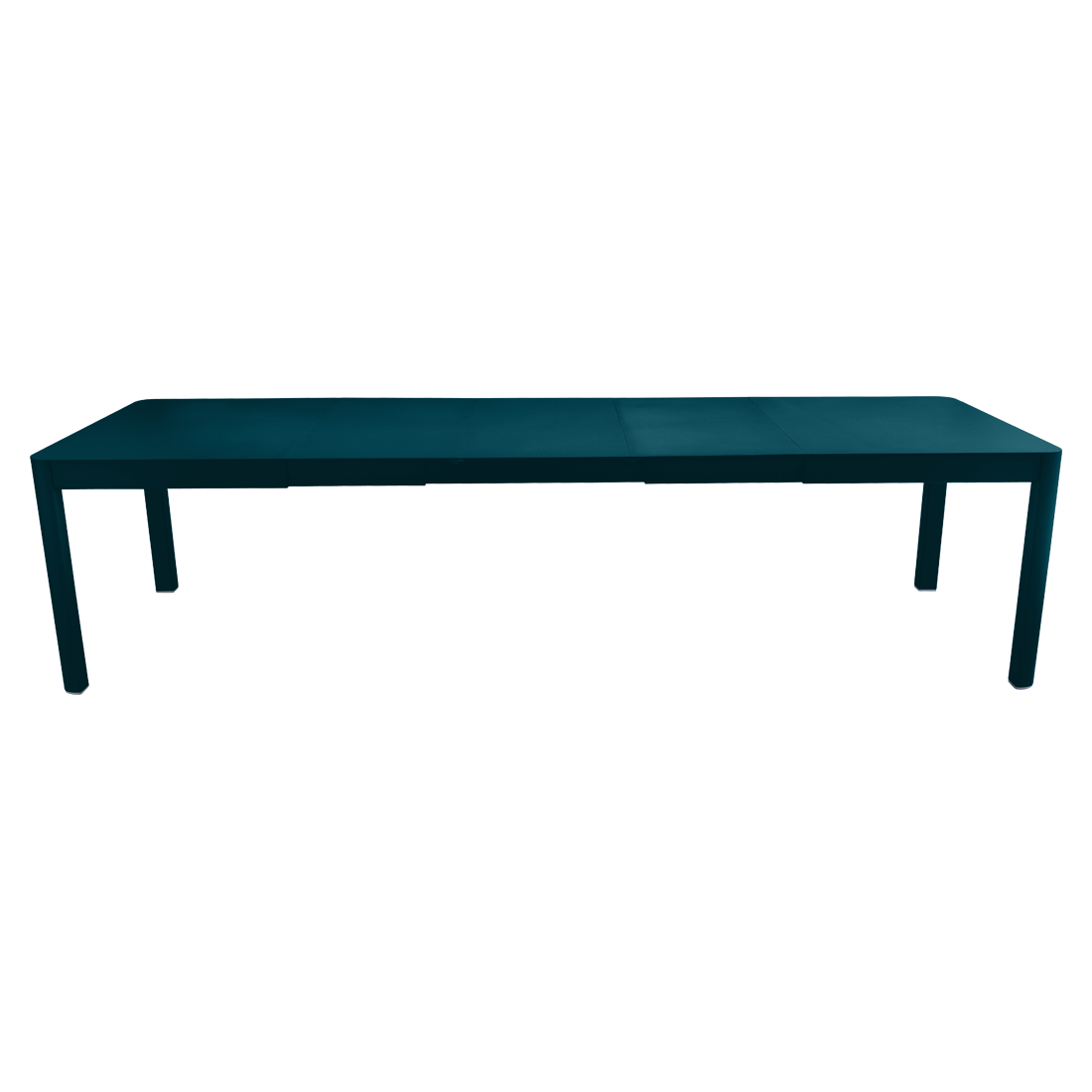Table 3 allonges 149/299 x 100 cm ribambelle bleu acapulco