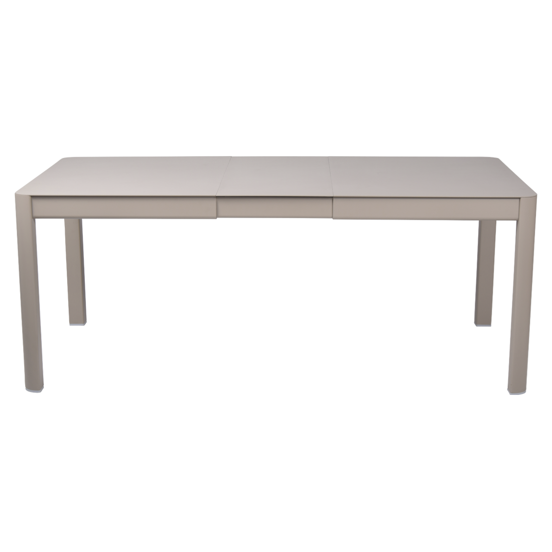 table de jardin beige, table metal allonge, table metal a rallonge, table metal rectangulaire, table fermob allonge