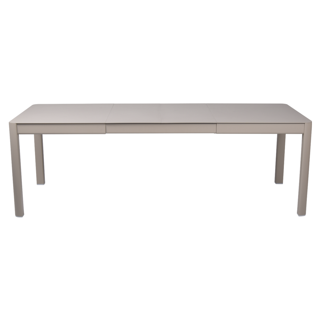 table de jardin beige, table metal allonge, table metal a rallonge, table metal rectangulaire, table fermob allonge