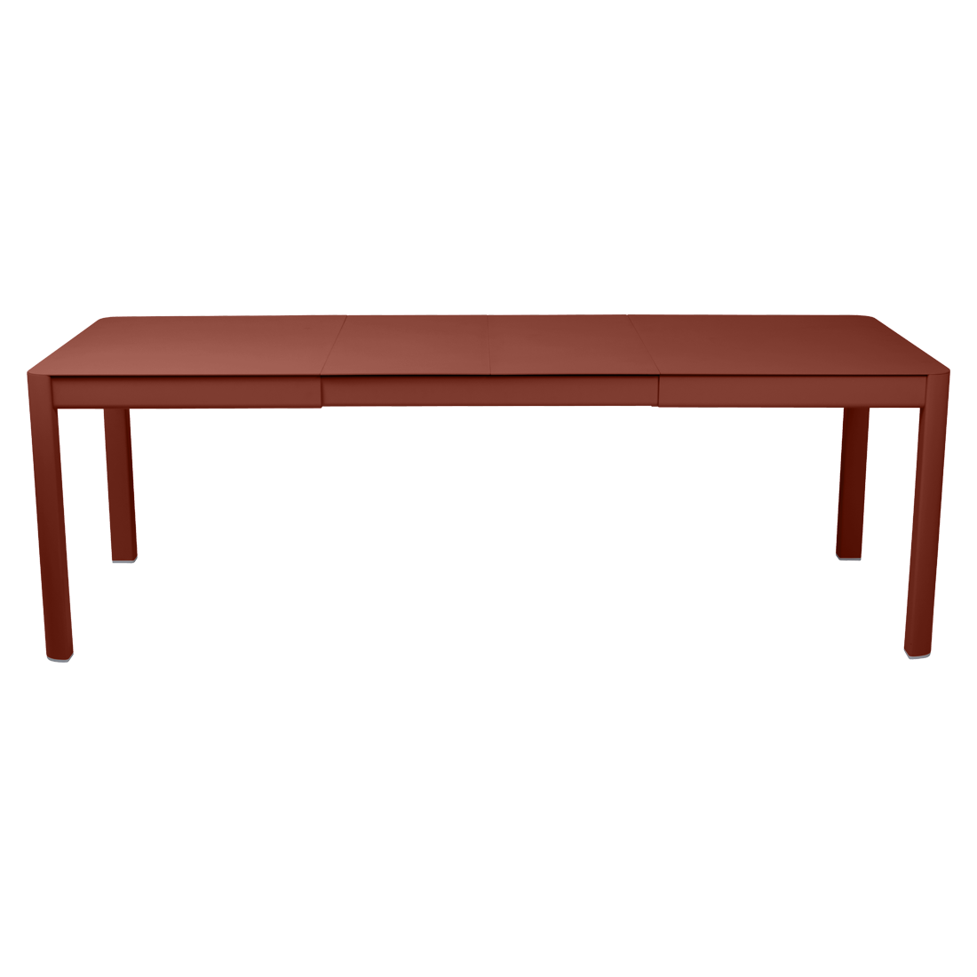 Table 2 allonges 149/234 x 100 cm ribambelle ocre rouge