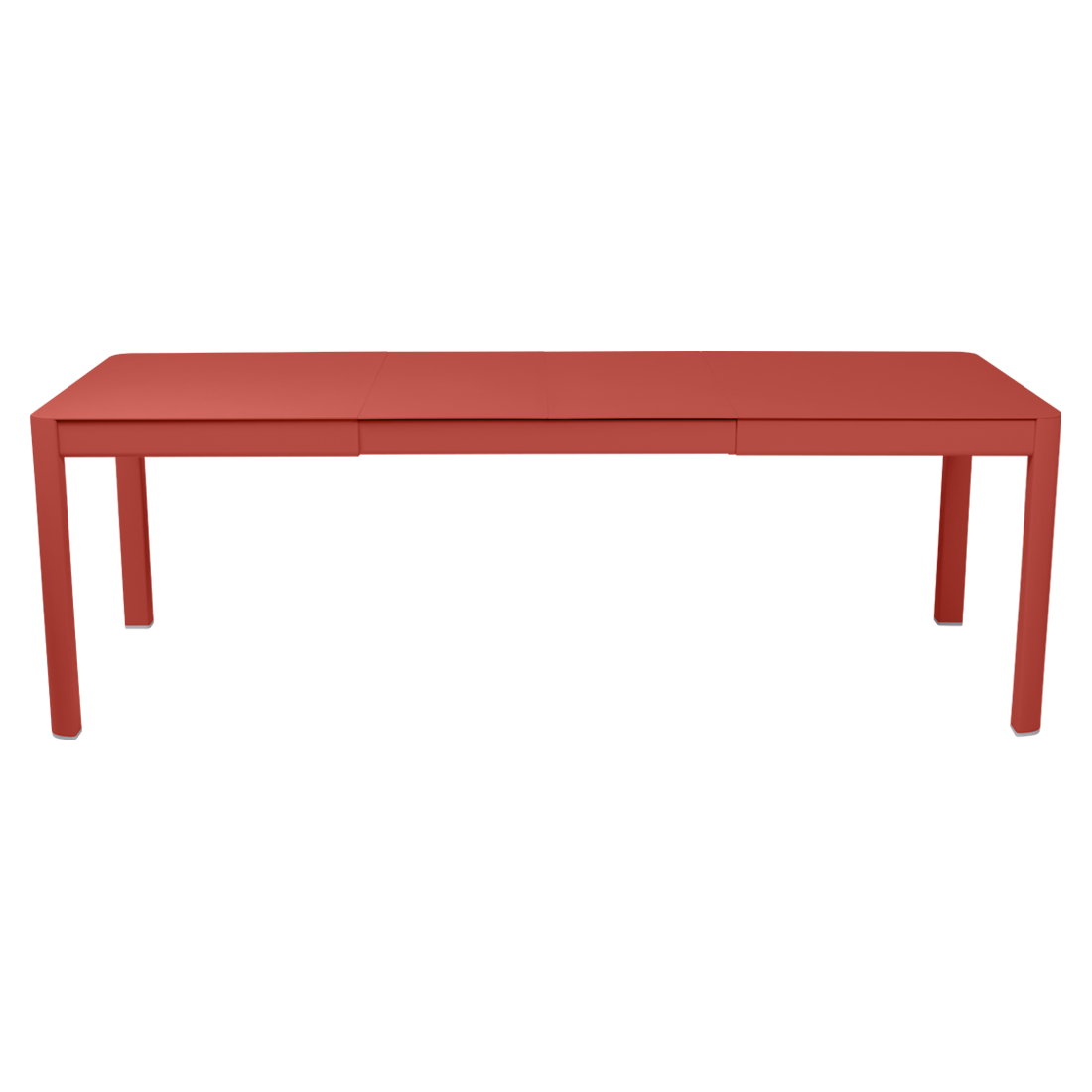 table de jardin rose, table metal allonge, table metal a rallonge, table metal rectangulaire, table fermob allonge