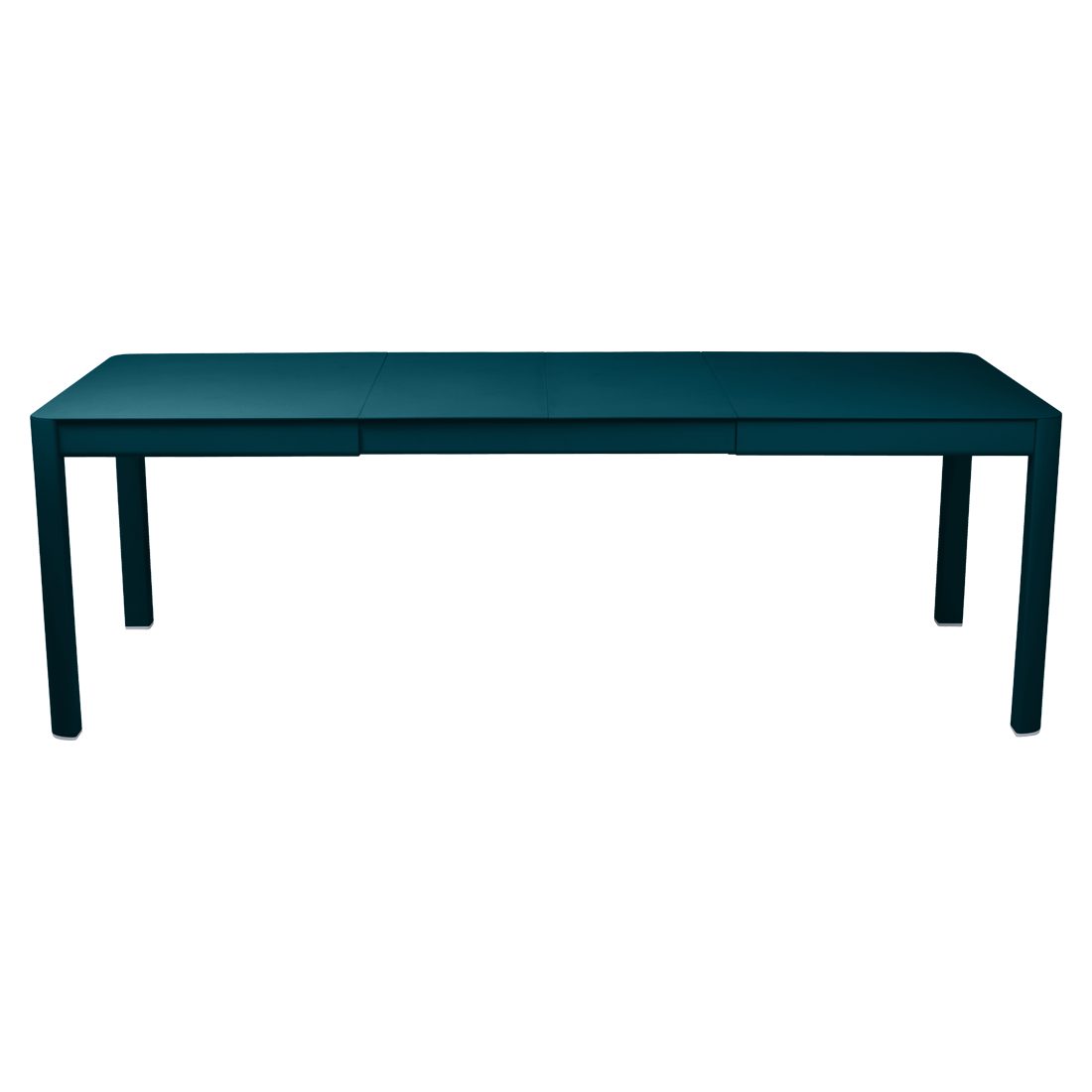 Table 2 allonges 149/234 x 100 cm ribambelle bleu acapulco