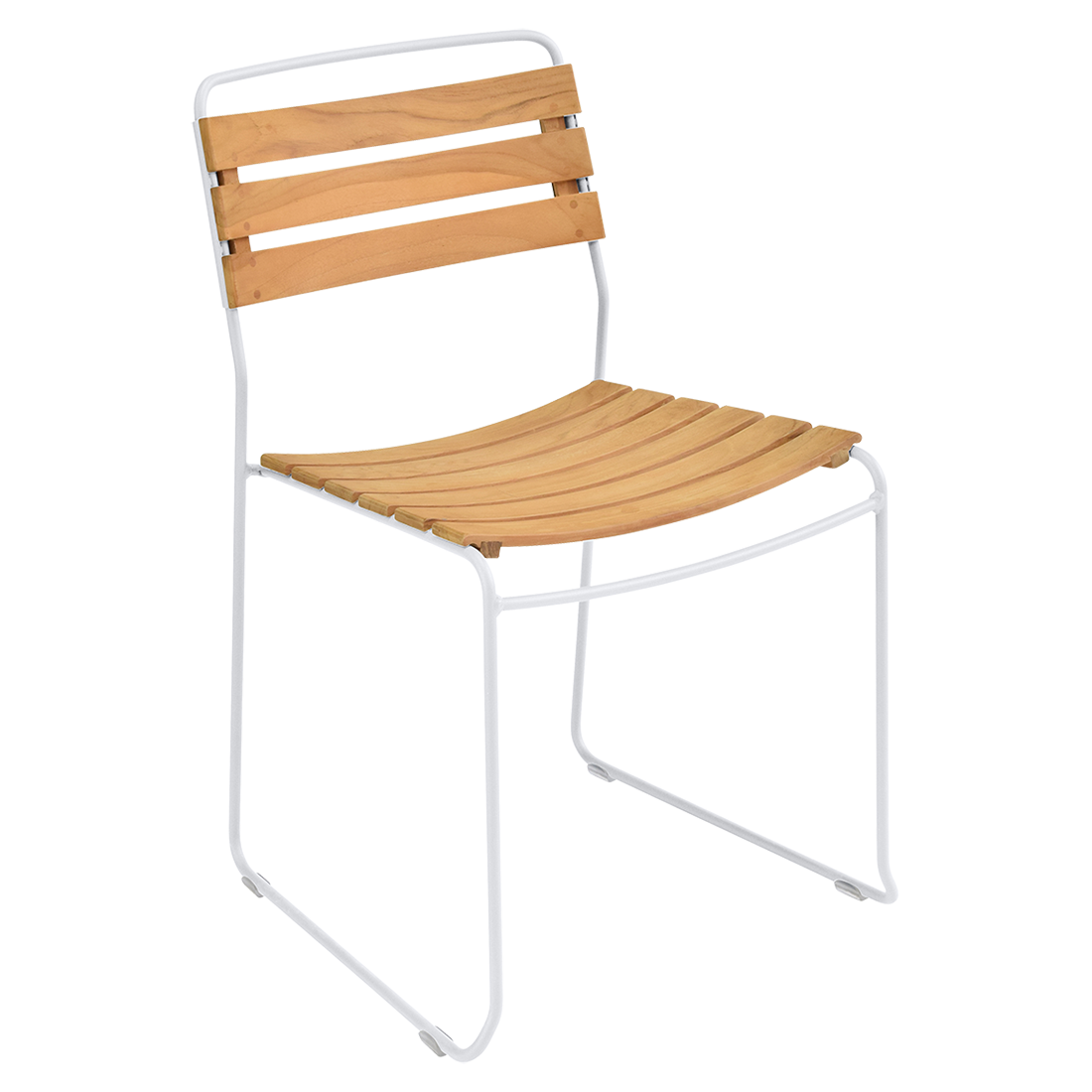chaise surprising, chaise fermob, chaise bois et metal, chaise de jardin, chaise design, chaise bois et blanc, guggenbichler